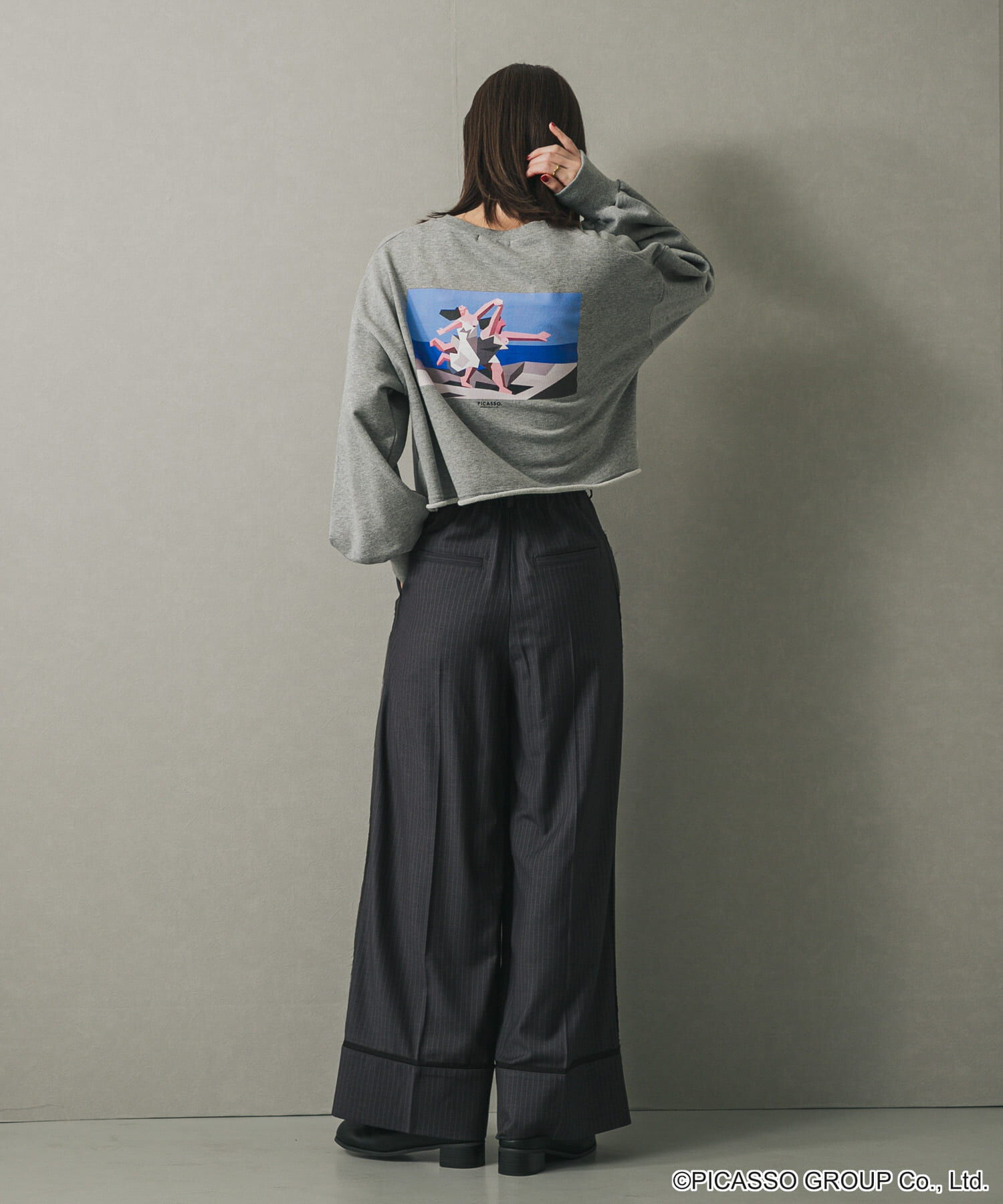 SENSE OF PLACE by URBAN RESEARCH「PICASSOレースアップクロップドトップ」|Tシャツ・カットソー|