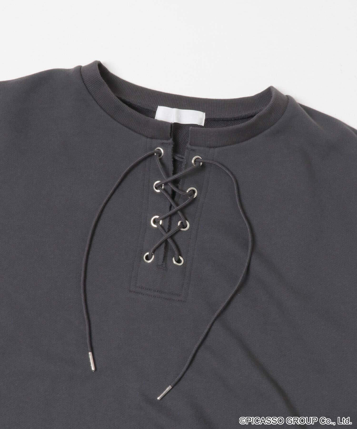 SENSE OF PLACE by URBAN RESEARCH「PICASSOレースアップクロップドトップ」|Tシャツ・カットソー|