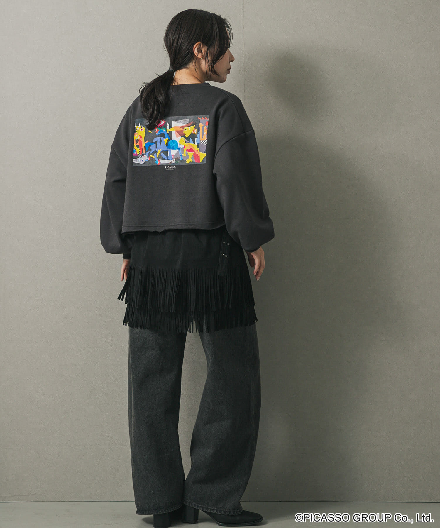 SENSE OF PLACE by URBAN RESEARCH「PICASSOレースアップクロップドトップ」|Tシャツ・カットソー|