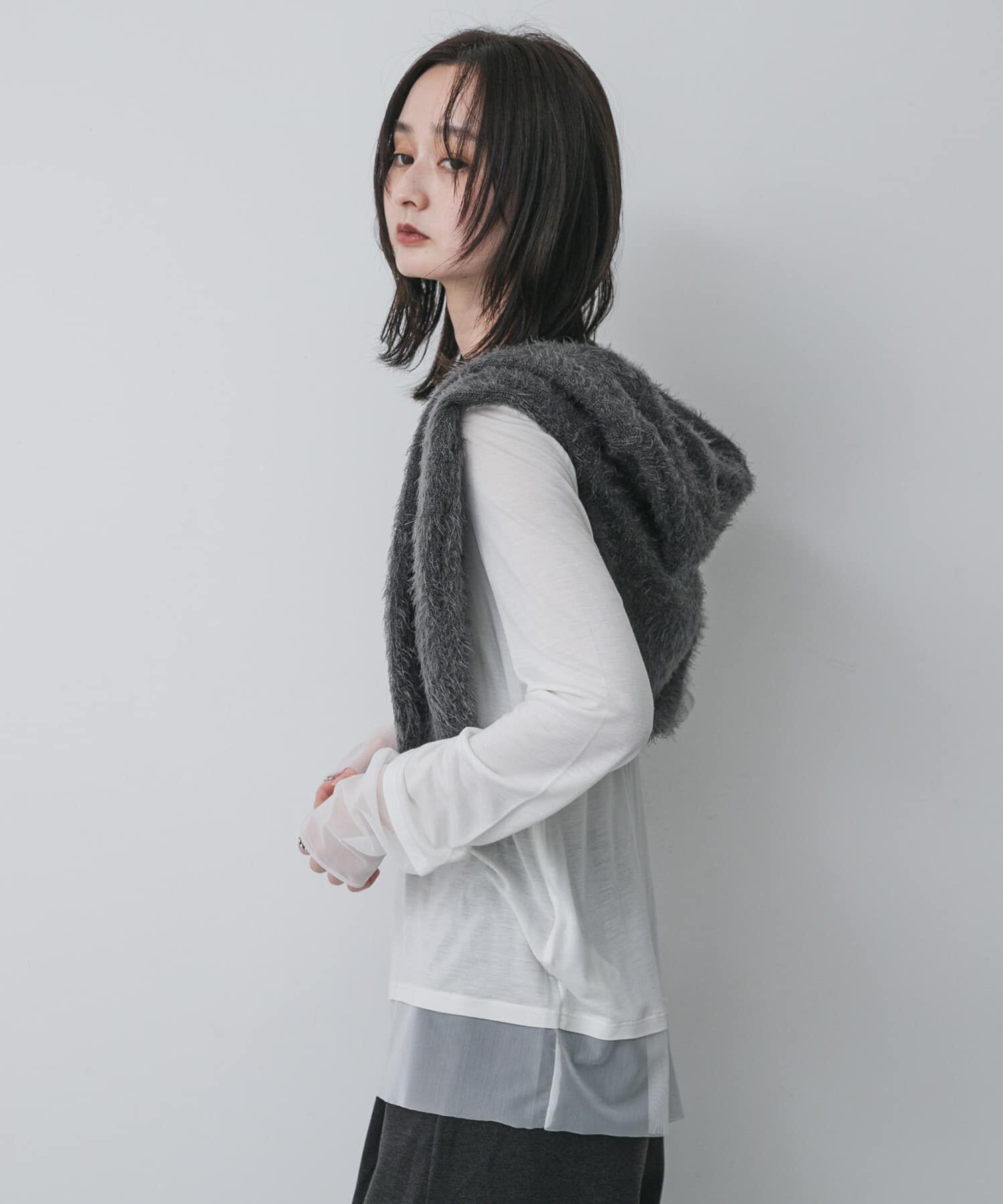 SENSE OF PLACE by URBAN RESEARCH「シアーレイヤードTシャツ」|Tシャツ・カットソー|