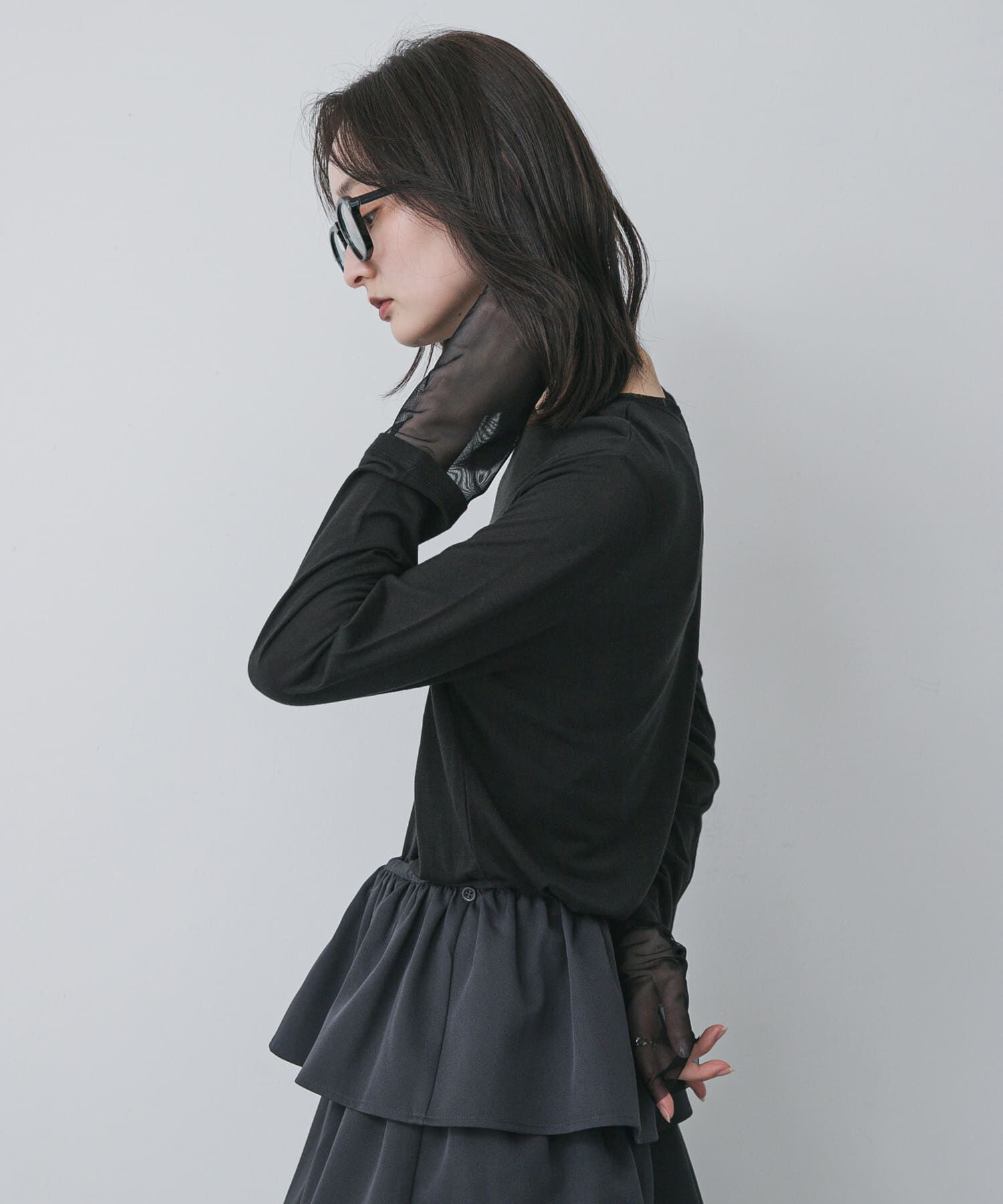 SENSE OF PLACE by URBAN RESEARCH「シアーレイヤードTシャツ」|Tシャツ・カットソー|