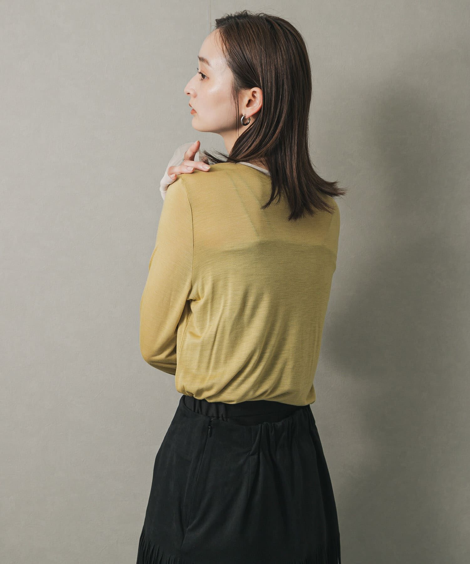 SENSE OF PLACE by URBAN RESEARCH「シアーレイヤードTシャツ」|Tシャツ・カットソー|