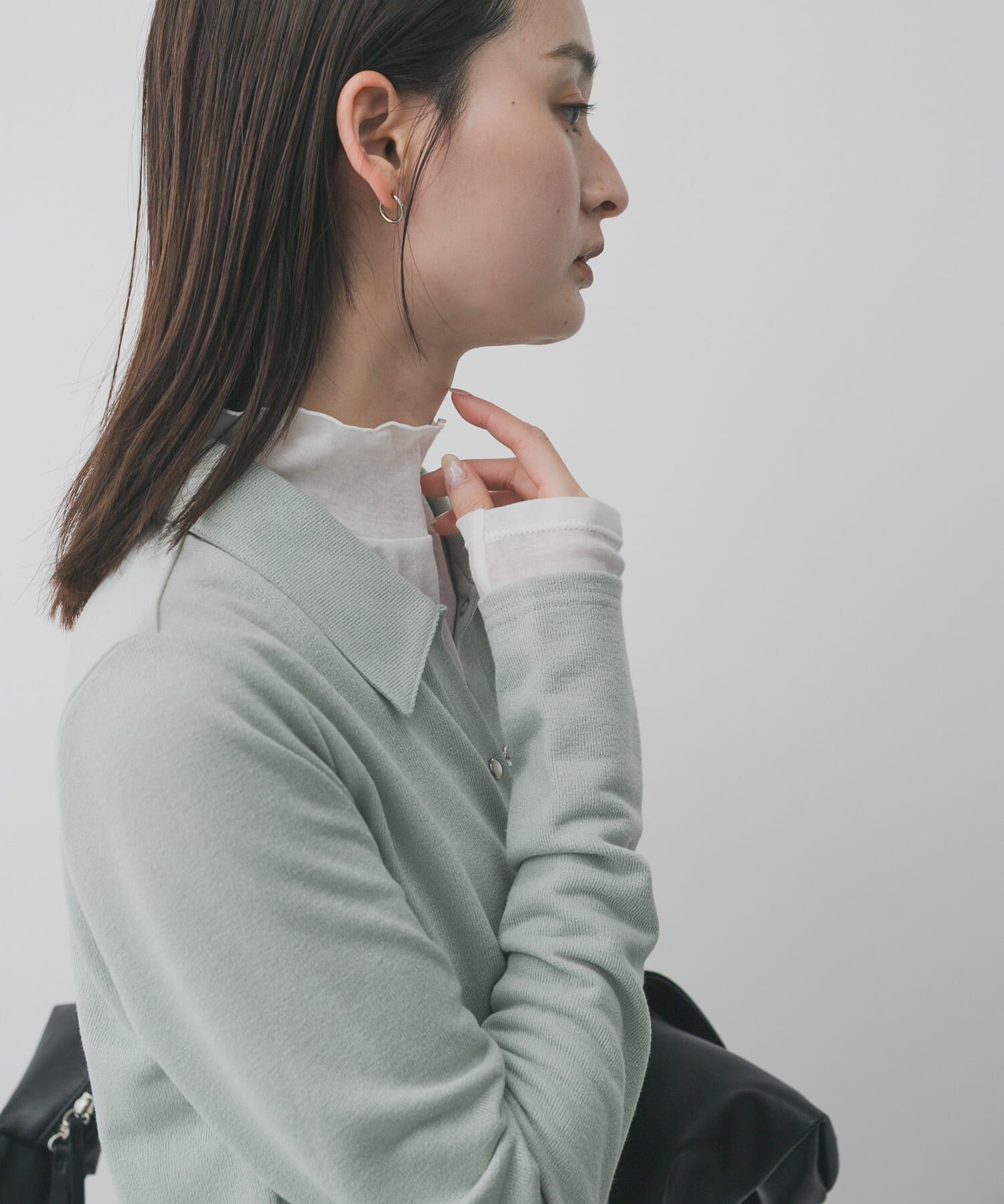 SENSE OF PLACE by URBAN RESEARCH「シアーハイネックカットトップ」|Tシャツ・カットソー|オフホワイト