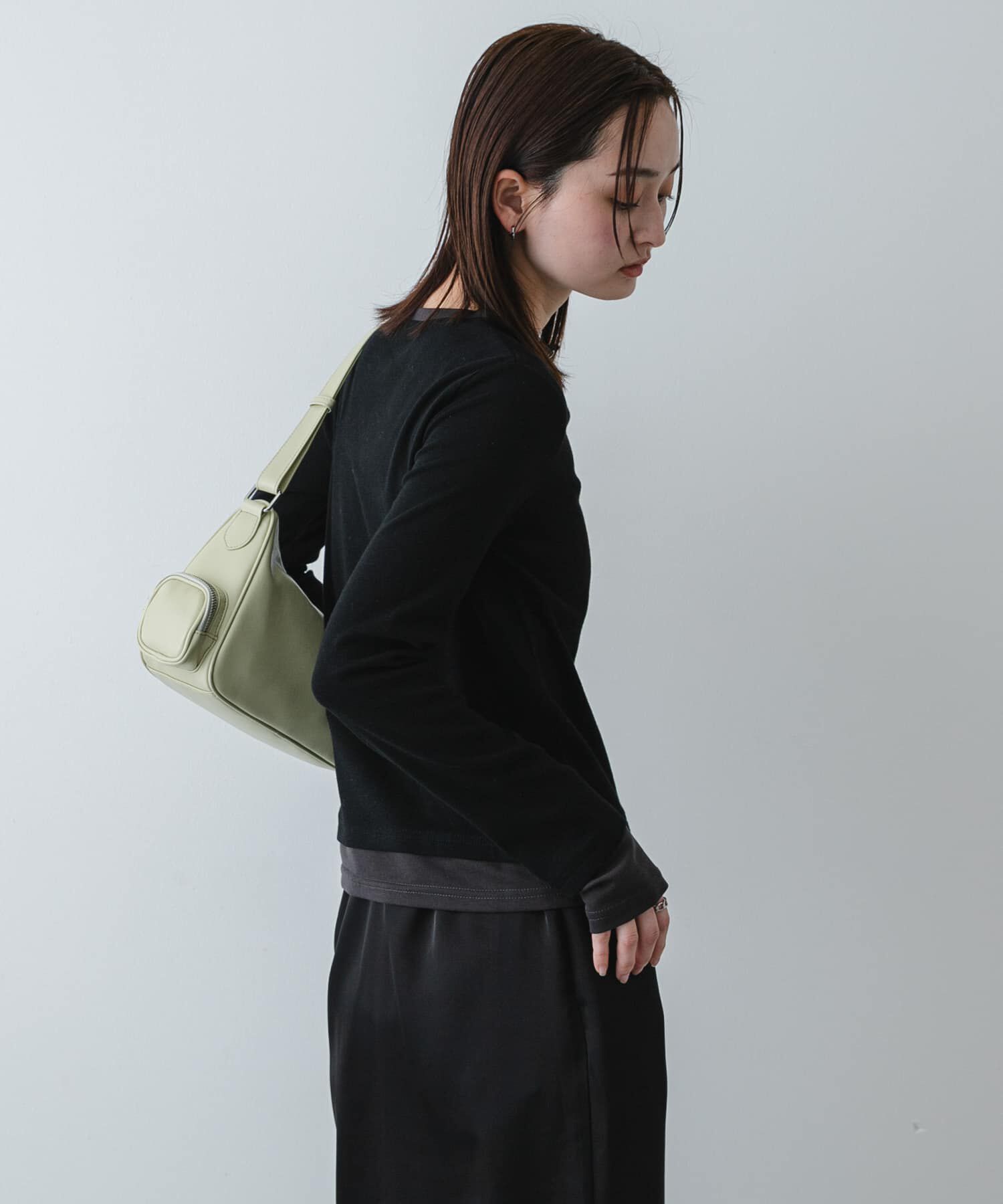 SENSE OF PLACE by URBAN RESEARCH「『洗濯可』ヘンリーネックレイヤードトップ」|Tシャツ・カットソー|