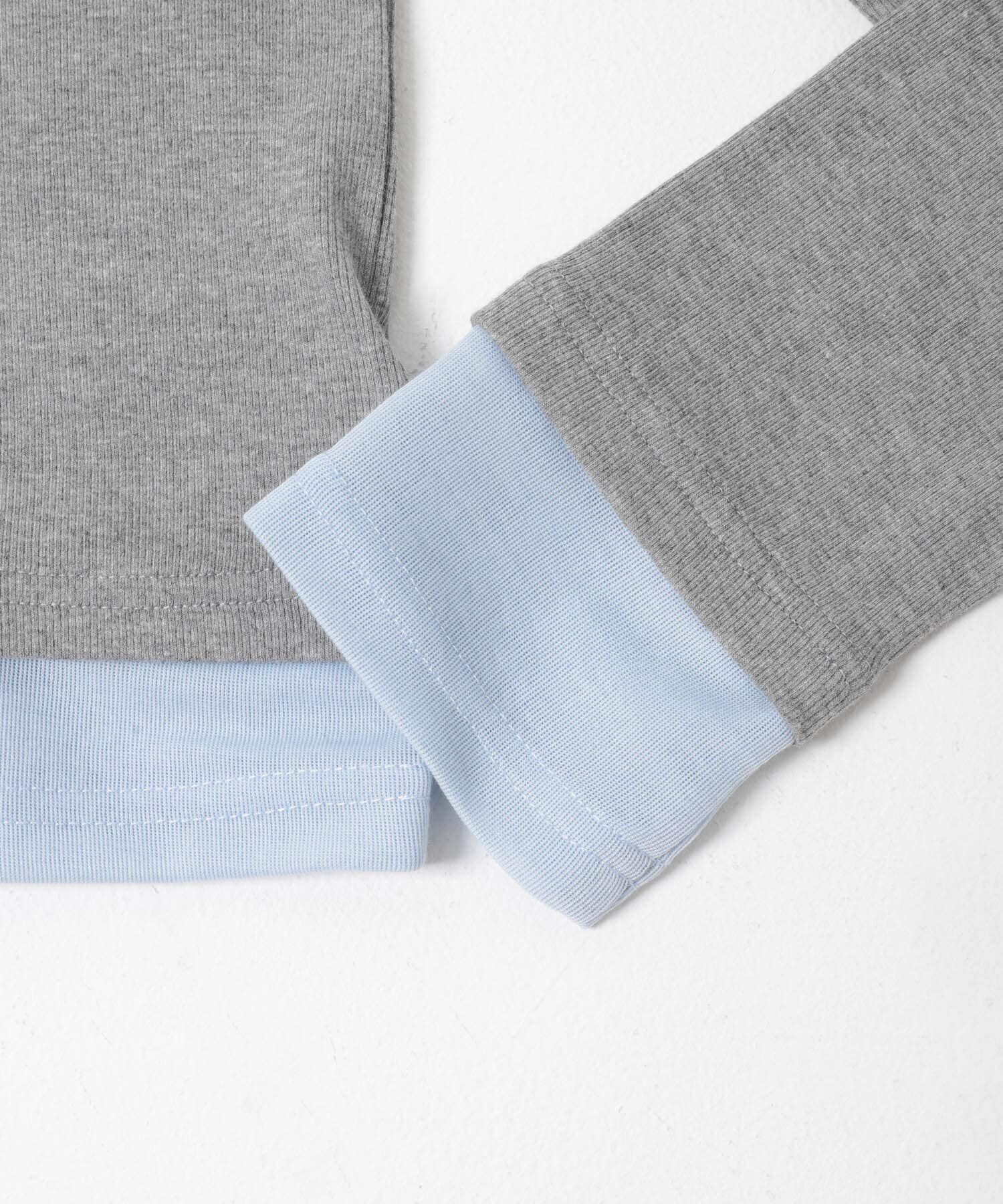 SENSE OF PLACE by URBAN RESEARCH「『洗濯可』ヘンリーネックレイヤードトップ」|Tシャツ・カットソー|