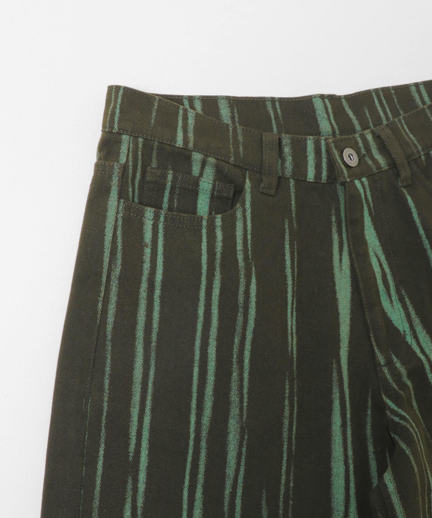 SENSE OF PLACE by URBAN RESEARCH「マーブルプリントワイドデニム」|デニム|