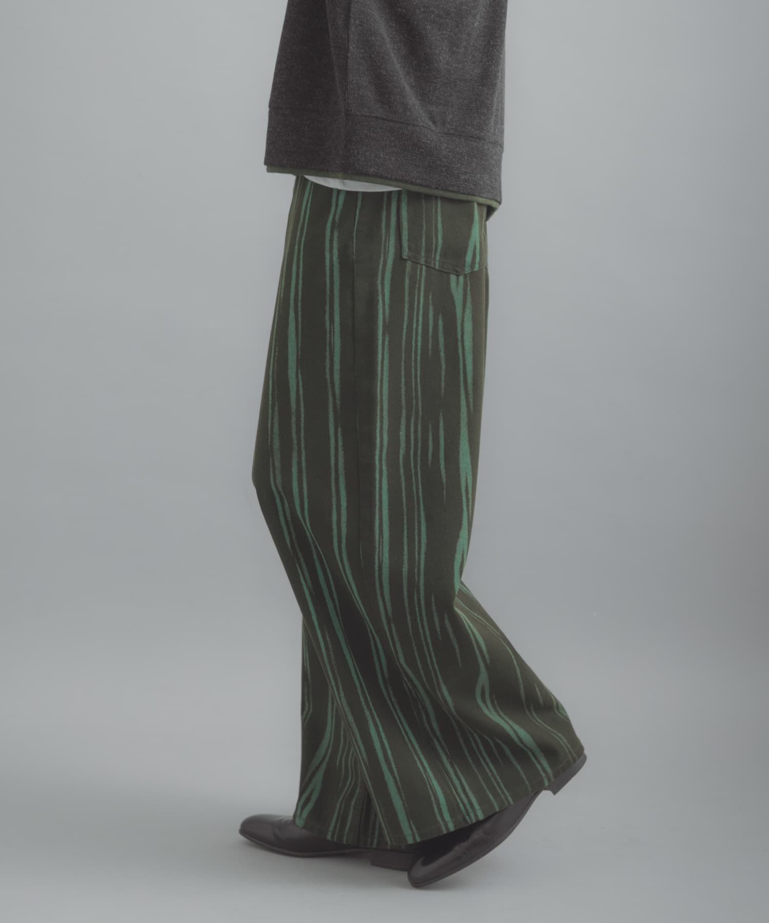 SENSE OF PLACE by URBAN RESEARCH「マーブルプリントワイドデニム」|デニム|