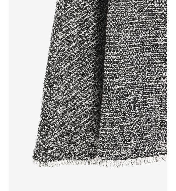 le.coeur blanc「ツイードフリンジフレアスカート」|フレア|