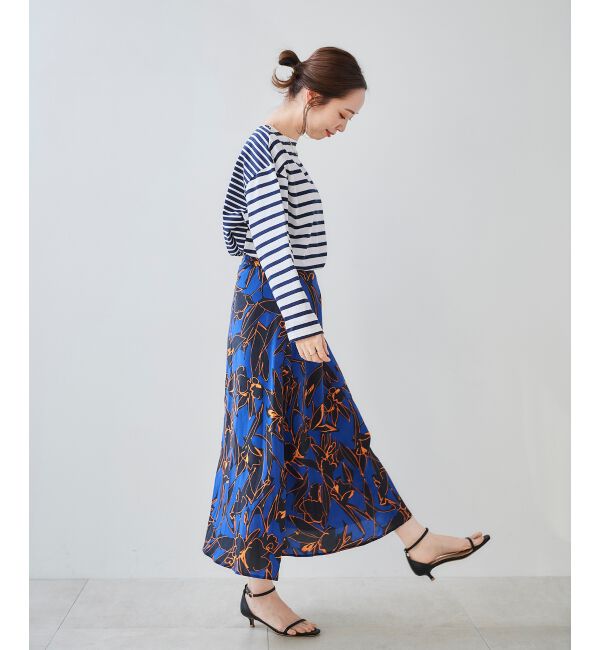 le.coeur blanc「IPEKER プリントフレアスカート」|フレア|