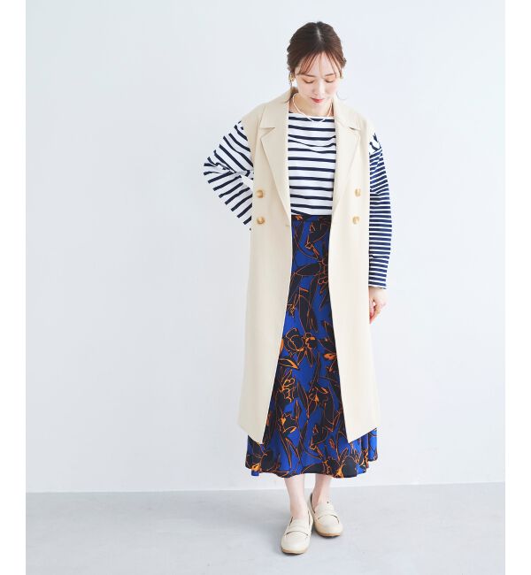 le.coeur blanc「IPEKER プリントフレアスカート」|フレア|