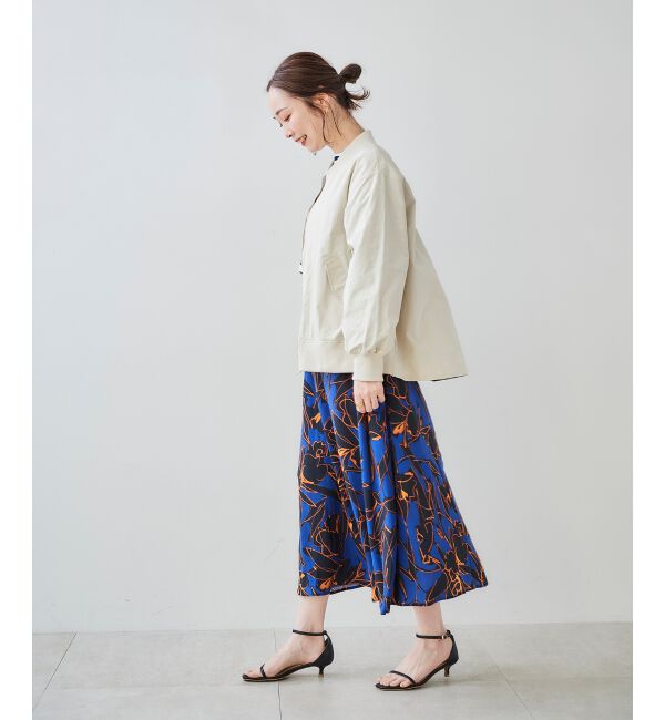 le.coeur blanc「IPEKER プリントフレアスカート」|フレア|