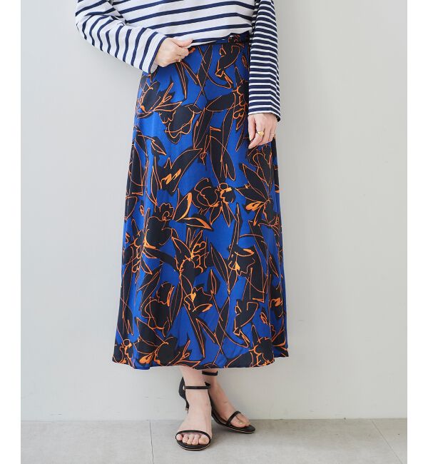 le.coeur blanc「IPEKER プリントフレアスカート」|フレア|