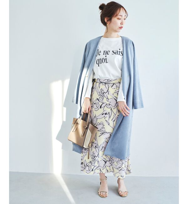 le.coeur blanc「IPEKER プリントフレアスカート」|フレア|