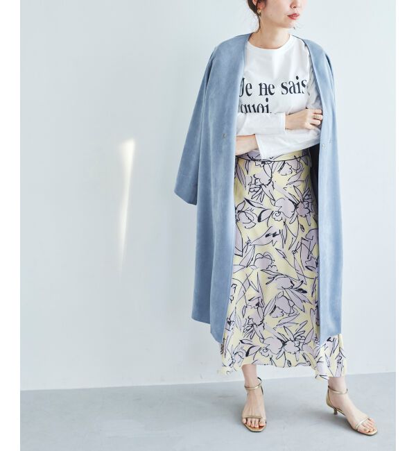 le.coeur blanc「IPEKER プリントフレアスカート」|フレア|