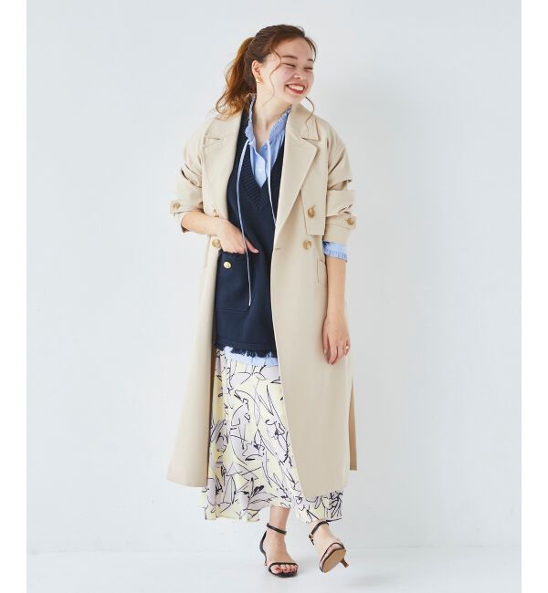 le.coeur blanc「IPEKER プリントフレアスカート」|フレア|