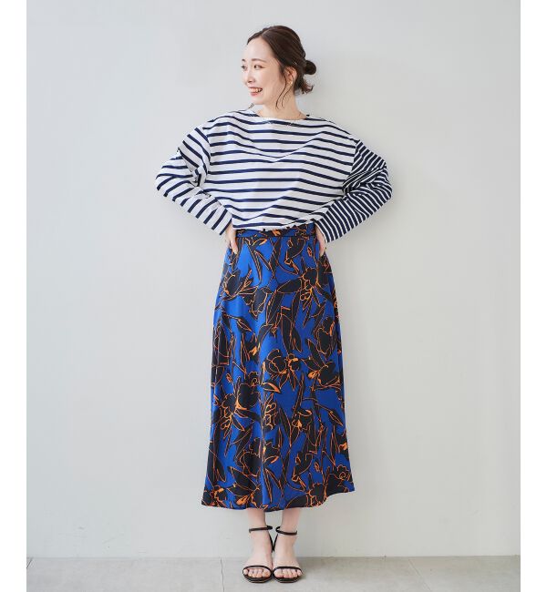 le.coeur blanc「IPEKER プリントフレアスカート」|フレア|