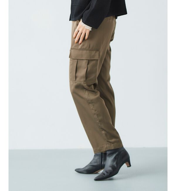  「サテンカーゴパンツ」|カーゴ|
