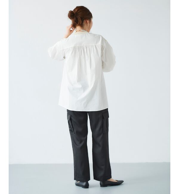  「サテンカーゴパンツ」|カーゴ|