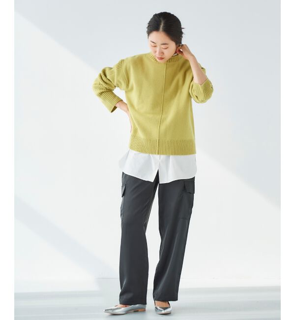  「サテンカーゴパンツ」|カーゴ|