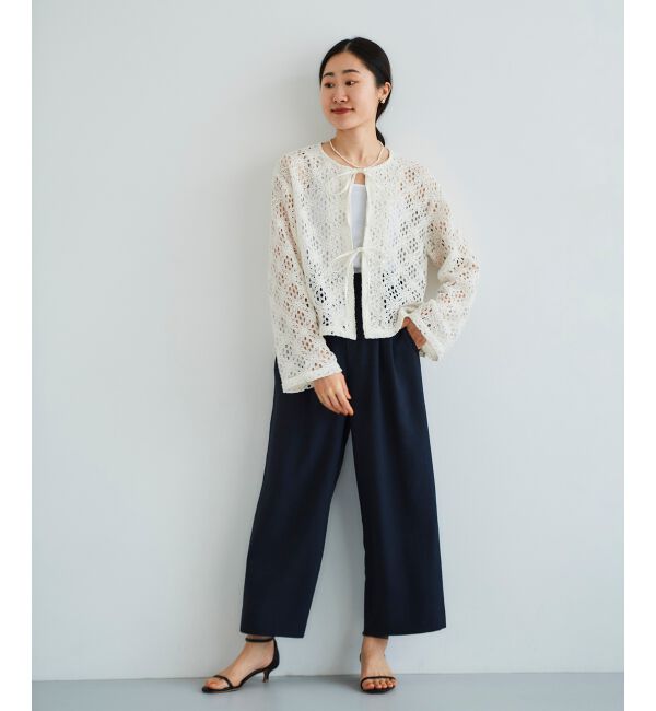 le.coeur blanc「《セットアップ対応》タンブラーブッチャータックワイドパンツ」|その他|