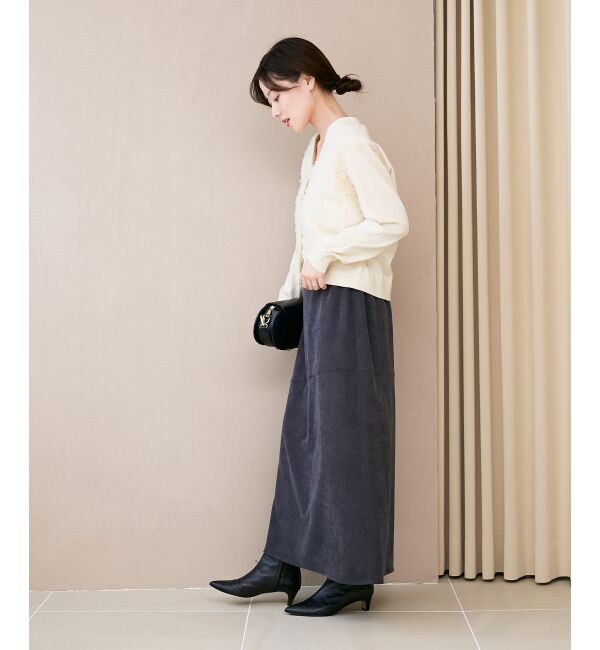  「コーデュロイフレアスカート」|フレア|