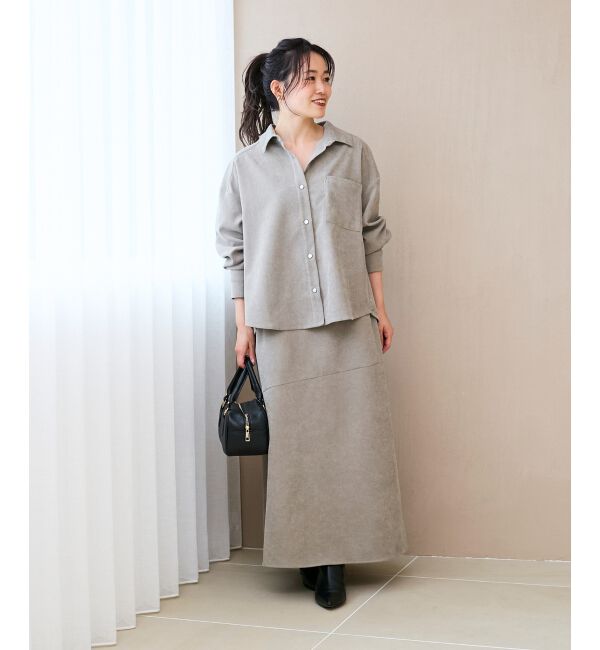  「コーデュロイフレアスカート」|フレア|