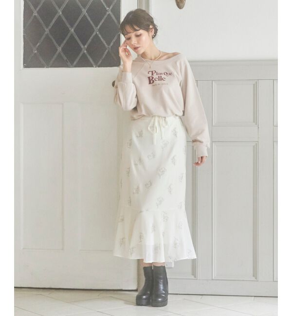 MAJESTICLEGON「エンブロイダリーマーメイドスカート」|フレア|