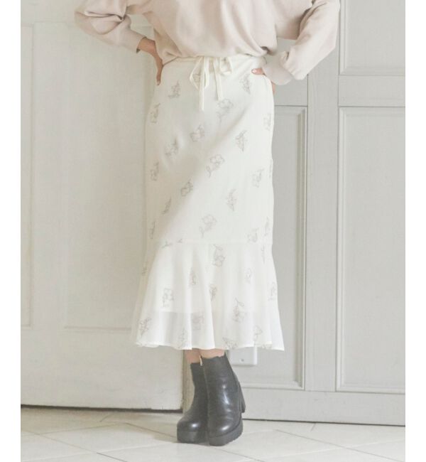 MAJESTICLEGON「エンブロイダリーマーメイドスカート」|フレア|