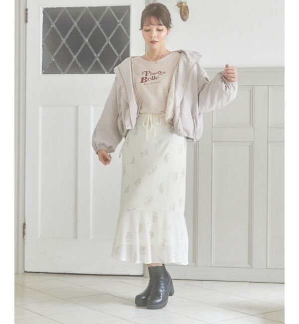 MAJESTICLEGON「エンブロイダリーマーメイドスカート」|フレア|