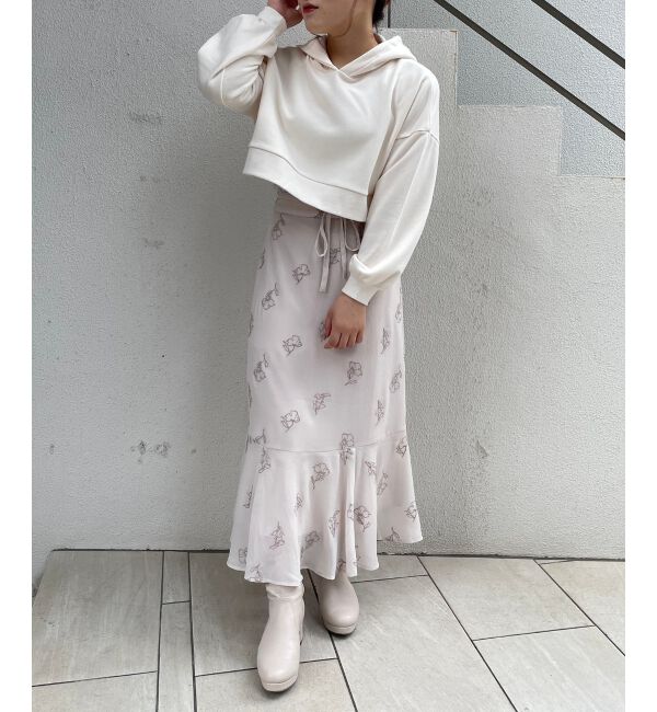 MAJESTICLEGON「エンブロイダリーマーメイドスカート」|フレア|