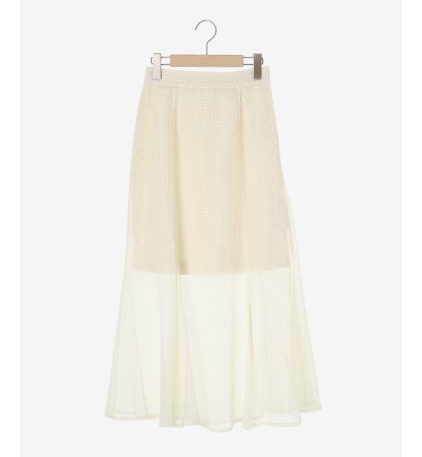 MAJESTICLEGON「メッシュフレアースカート」|フレア|