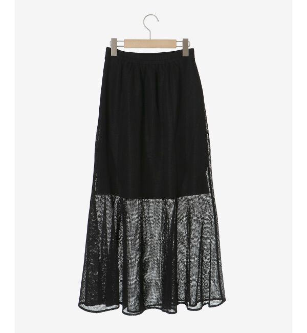 MAJESTICLEGON「メッシュフレアースカート」|フレア|