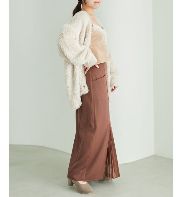 MAJESTICLEGON「切替プリーツスカート」|スカート|