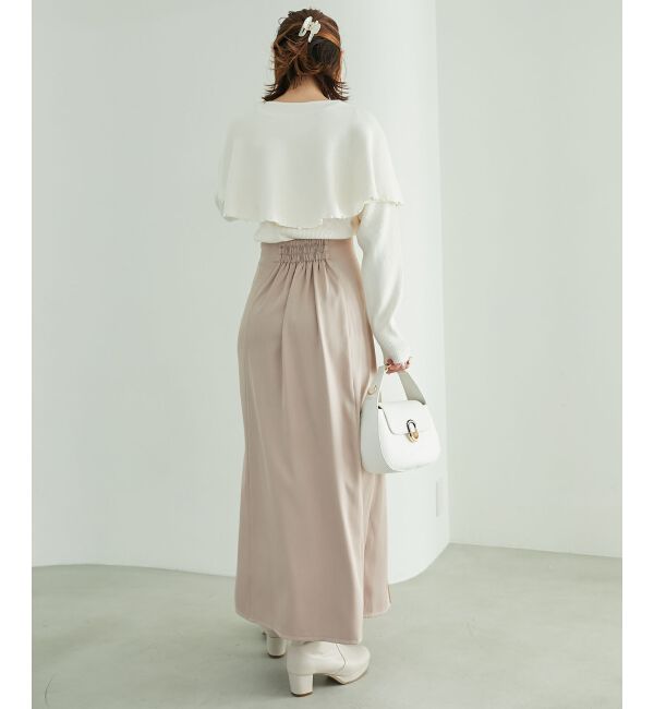 MAJESTICLEGON「切替プリーツスカート」|スカート|