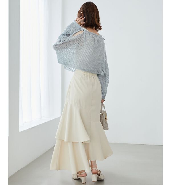 MAJESTICLEGON「ランダムティアードスカート」|スカート|