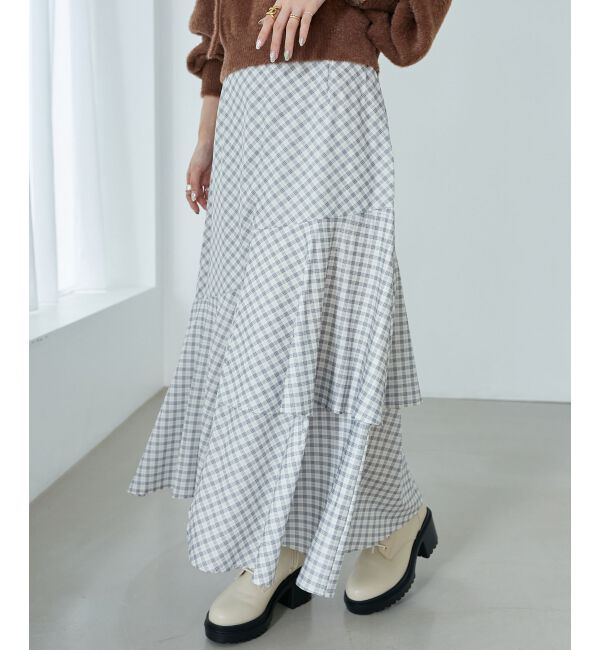 MAJESTICLEGON「ランダムティアードスカート」|スカート|