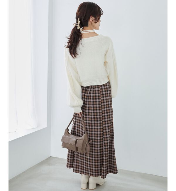 MAJESTICLEGON「チェックマーメイドスカート」|スカート|