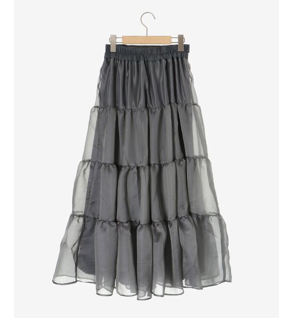 MAJESTICLEGON「コルセットディティールティアードスカート」|スカート|