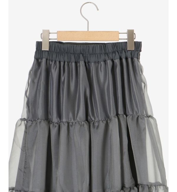 MAJESTICLEGON「コルセットディティールティアードスカート」|スカート|