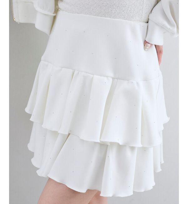  「&infin;キラキララインストーンスカパン」|スカート|