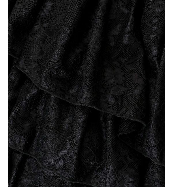  「アシメレースミニスカパン」|スカート|