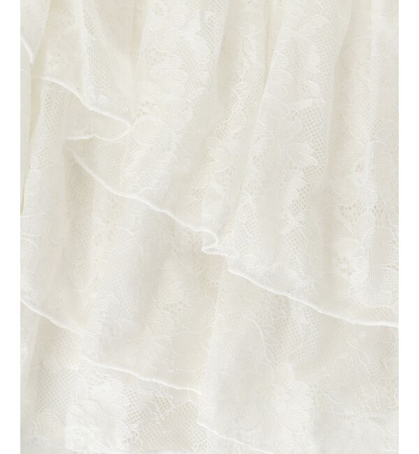  「アシメレースミニスカパン」|スカート|