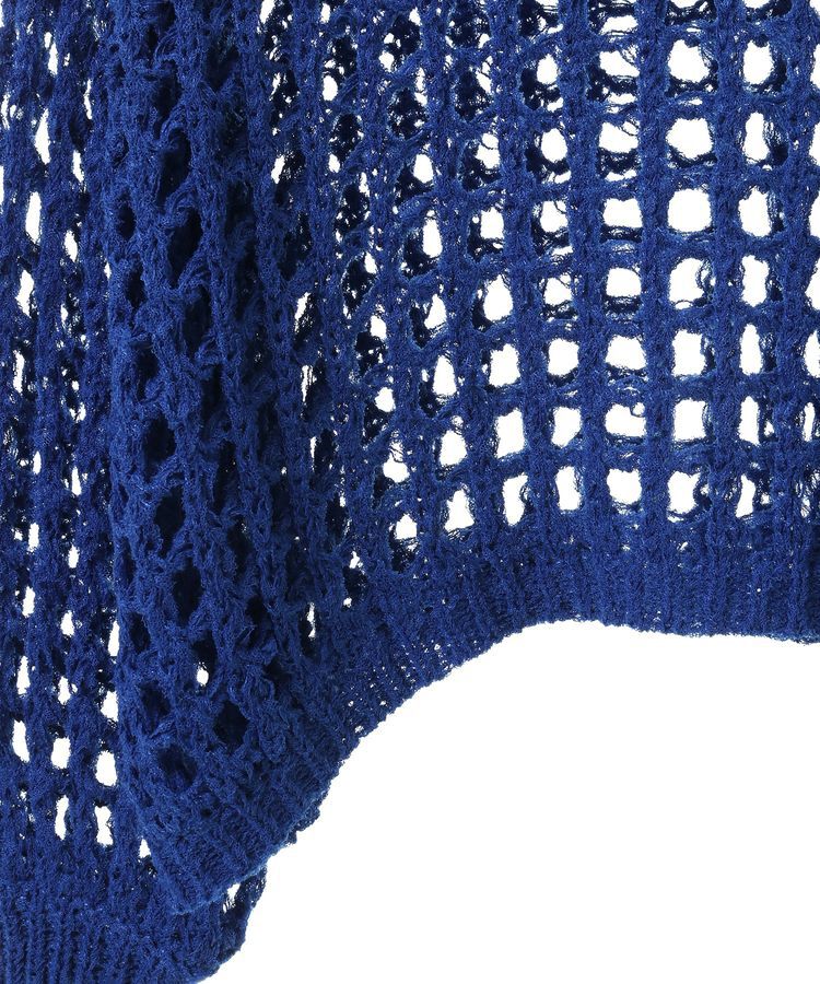 earth music&ecology「チュールヤーンメッシュニットプルオーバー」|ニット・セーター|