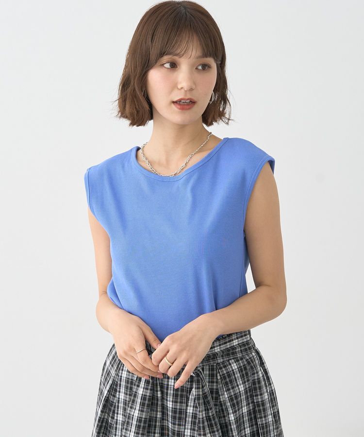 earth music&ecology「前後2wayステッチリブタンクトップ」|キャミソール|