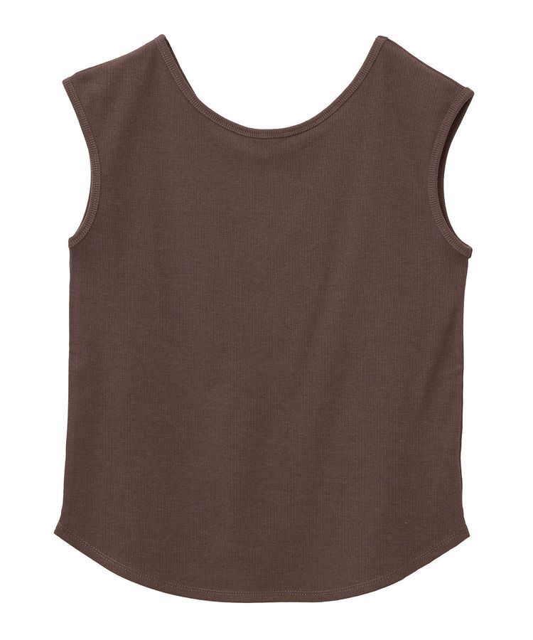 earth music&ecology「前後2wayステッチリブタンクトップ」|キャミソール|