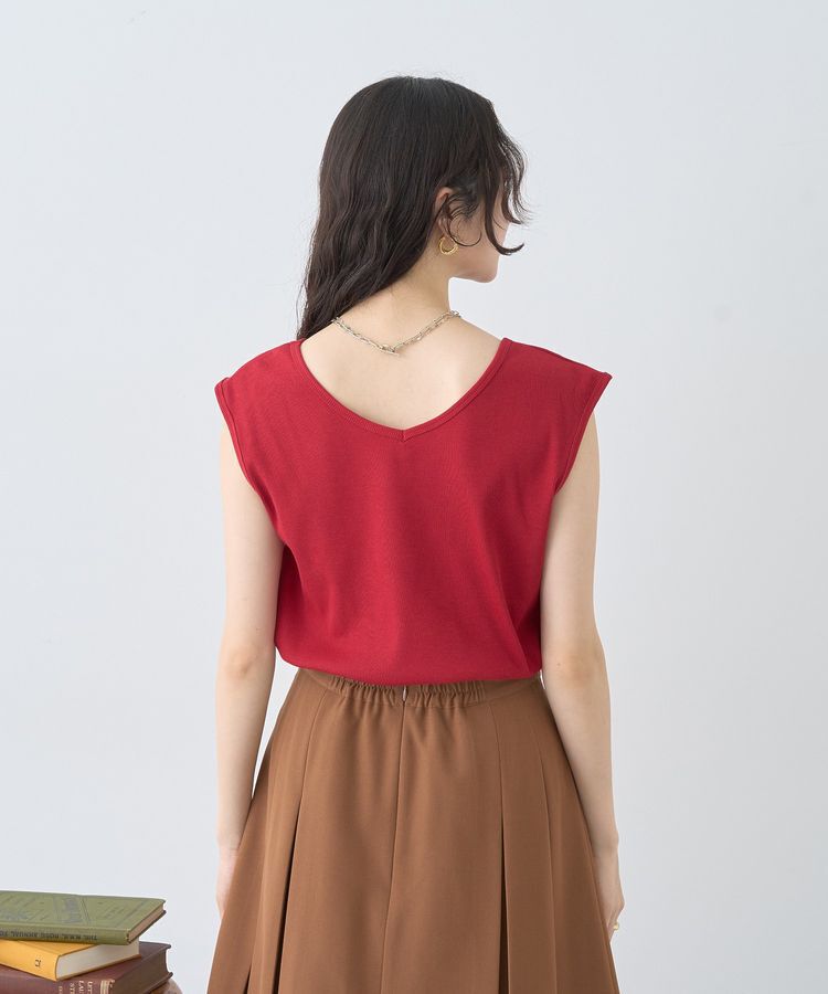 earth music&ecology「前後2wayステッチリブタンクトップ」|キャミソール|