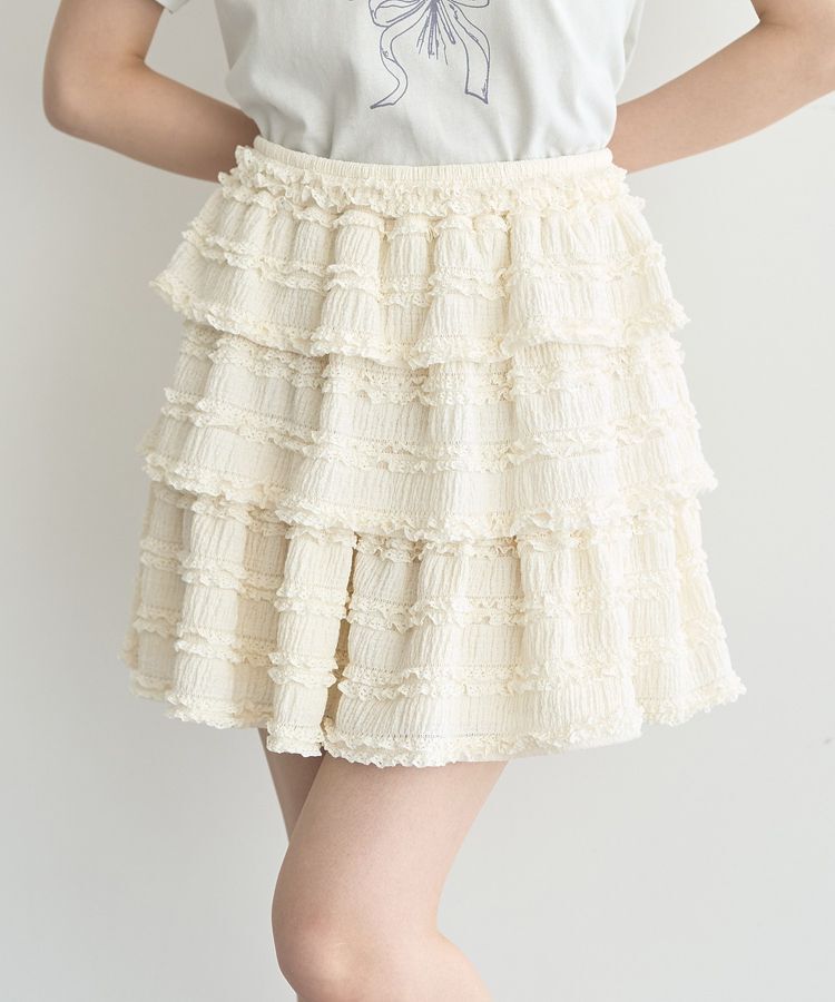 earth music&ecology「フリフリミニスカート」|スカート|