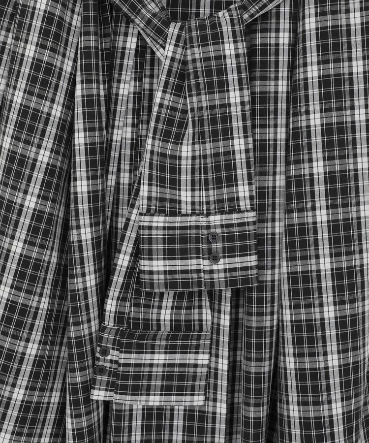 earth music&ecology「イレヘムチェックシャツスカート」|フレア|