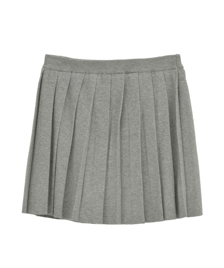 earth music&ecology「ニットプリーツスカート」|スカート|