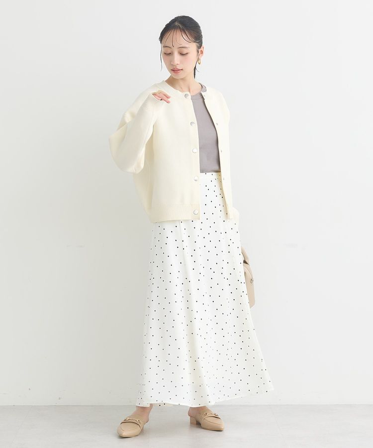 earth music&ecology「サテンフレアスカート」|フレア|